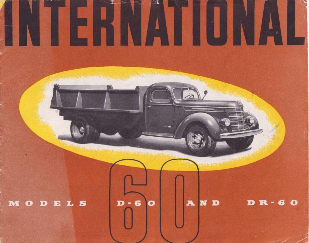 International Harvester Pickups D-60  1937 brochure