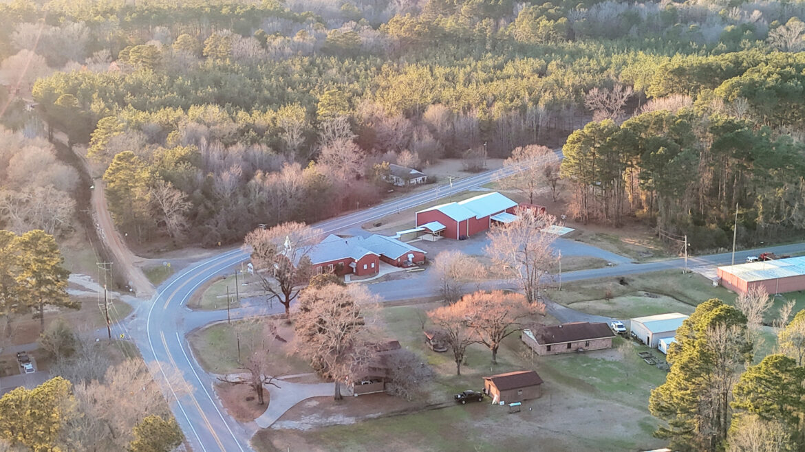 Mount Holly Arkansas from the Air